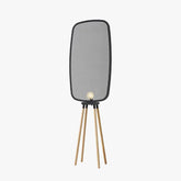 Black Round Lampshade Four-Legged Floor Lamp - Clowas
